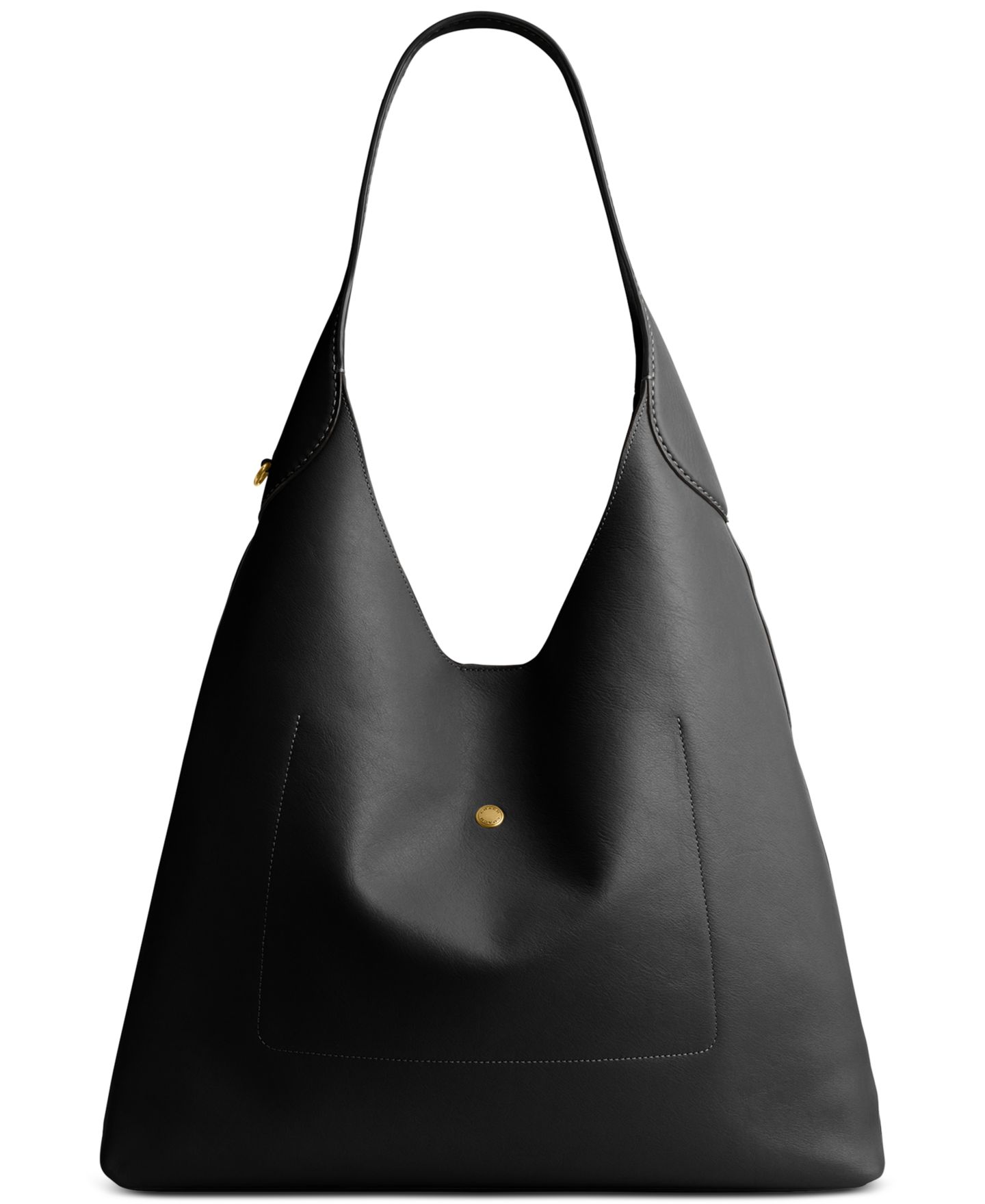 Женская сумка COACH Brooklyn Extra-Large Leather Shoulder 39, цвет: Чёрный — фото 3