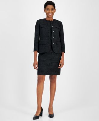 Womens Five Button Jacket Sheath Dress