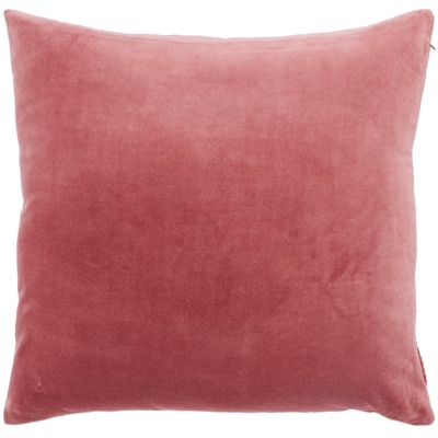 Aladdin Front and Back Solid Velvet Throw Pillow Covers, 22"x 22", Set of 2