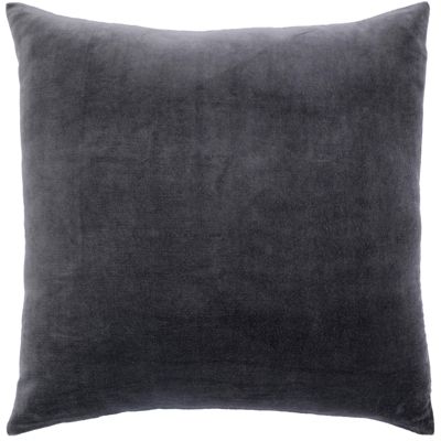 Aladdin Front and Back Solid Velvet Throw Pillow Covers, 22"x 22", Set of 2