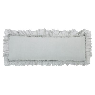 Linen Sheer Ruffle Decorative Throw Pillow Covers