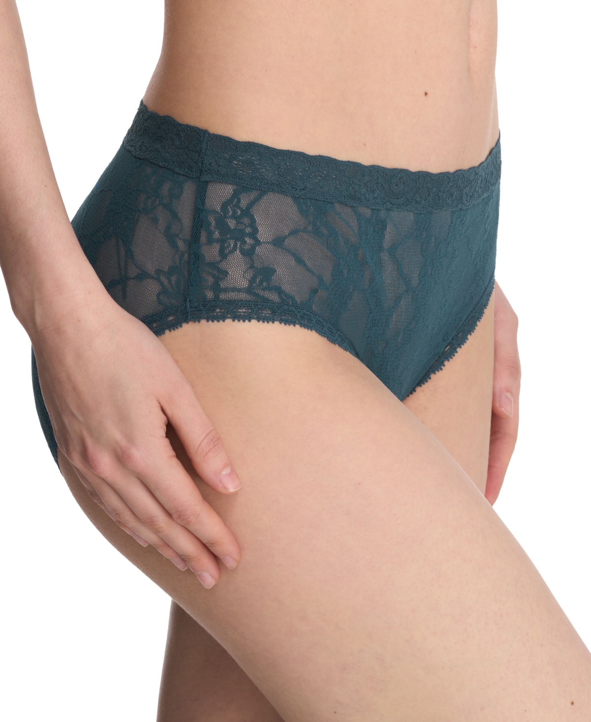 Natori Women's Bliss Allure One Size Lace Girl Brief 3-Pack Panty  -Samba/Rasberry