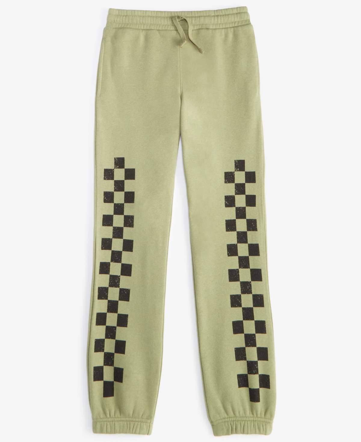 Grayson Threads, The Label Big Boys Checkered Jogger Pants In Green