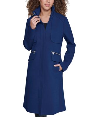 Women s Zip Front Boucle Coat Created for Macy s