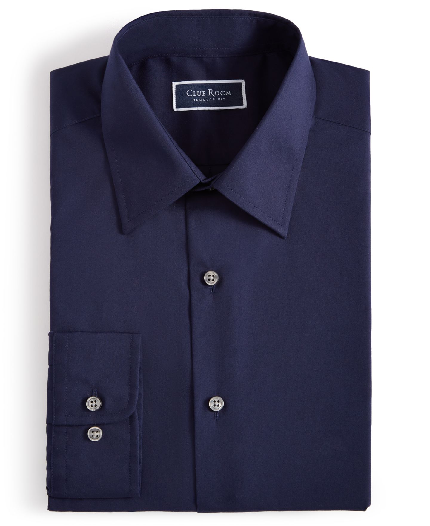 Мужская рубашка Club Room Regular-Fit Dress Shirt, цвет: Синий — фото 3