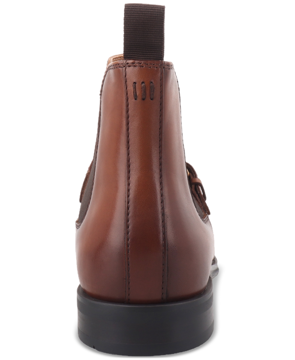 BAR III MEN'S CRAWFORDD LEATHER CHELSEA BOOT, CREATED FOR MACY'S 