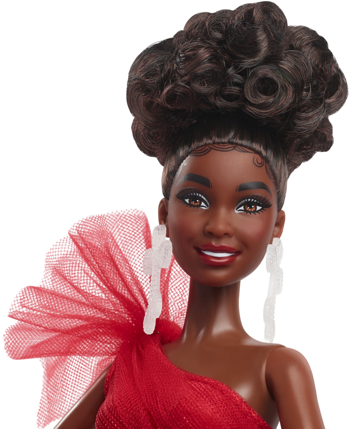 Barbie Signature 2024 Holiday Barbie Fashion Doll, Seasonal Collector Gift, Brown Hair with Plaid Gown