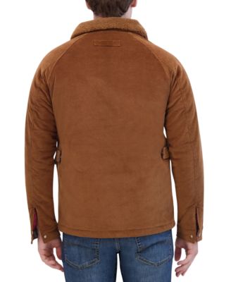 Men's Corduroy Chore Jacket with Sherpa Collar