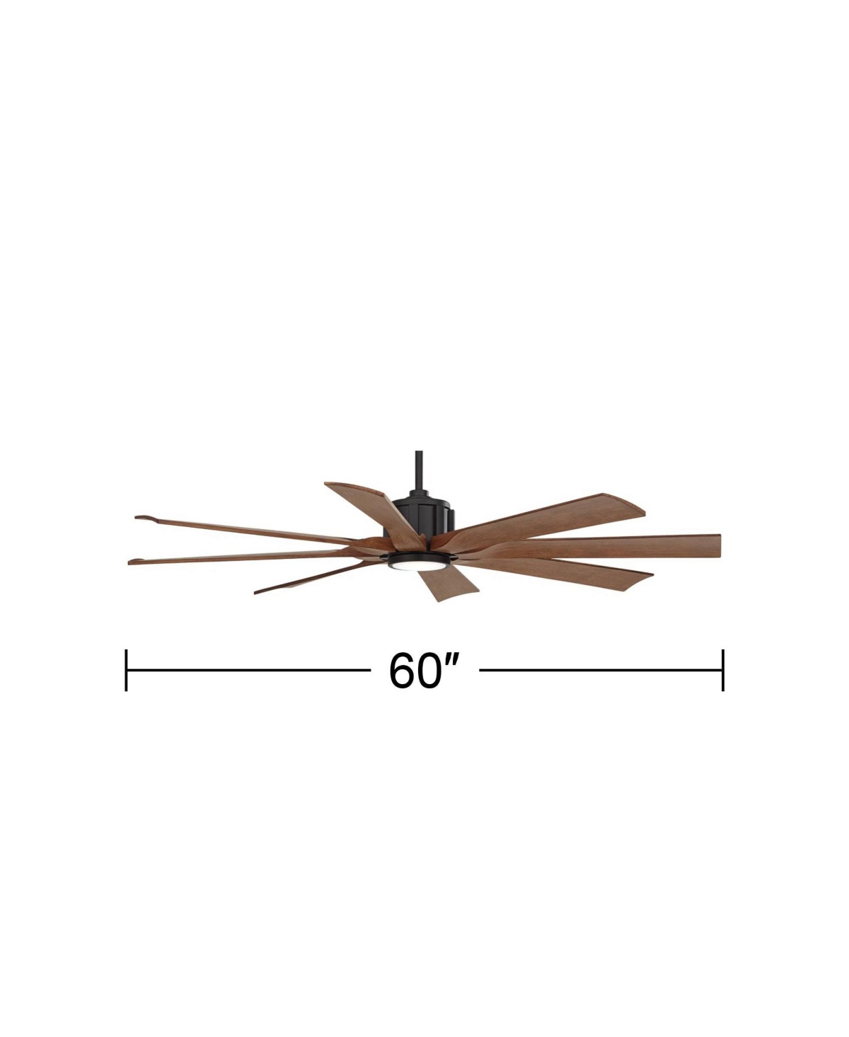 Possini Euro Design Defender Modern Industrial Indoor Outdoor Ceiling Fan 8 Blade Led Light Remote Control Matte Black FinishBlades Bedroom