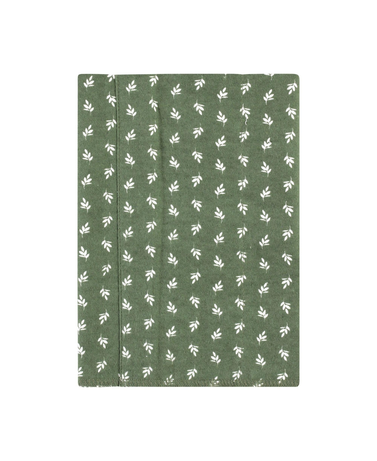 Hudson Baby Girls Cotton Poly Flannel Burp Cloths 8-Pack - Eucalyptus 8-pack