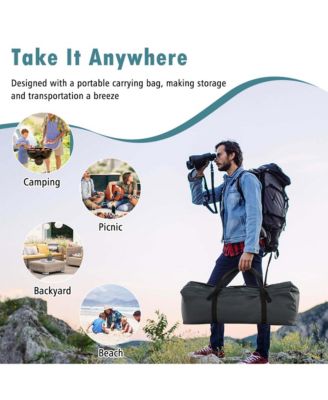 Screen Dome Camping Tent for 6-8 People with 4-Side Mesh Walls Carrying Bag