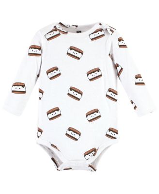 Essential Long-Sleeve Cotton Bodysuit Triple Set