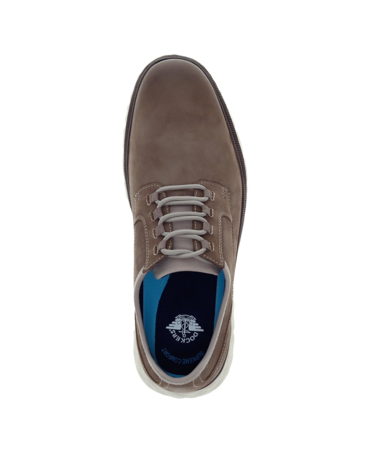 Dockers Mens Go-2 Synthetic Leather Dress Casual Lace Up Sneaker Shoe In Butterscotch