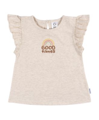 Baby Girls Short Sleeve T-Shirts, 3 Pack