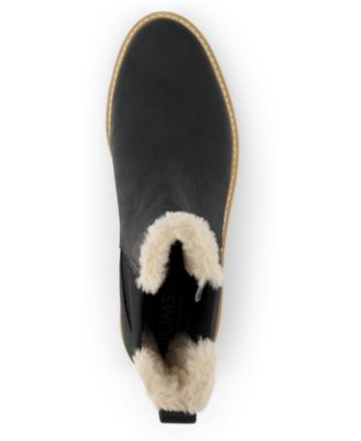 Women's Bennet Faux Fur Chelsea Lug Booties