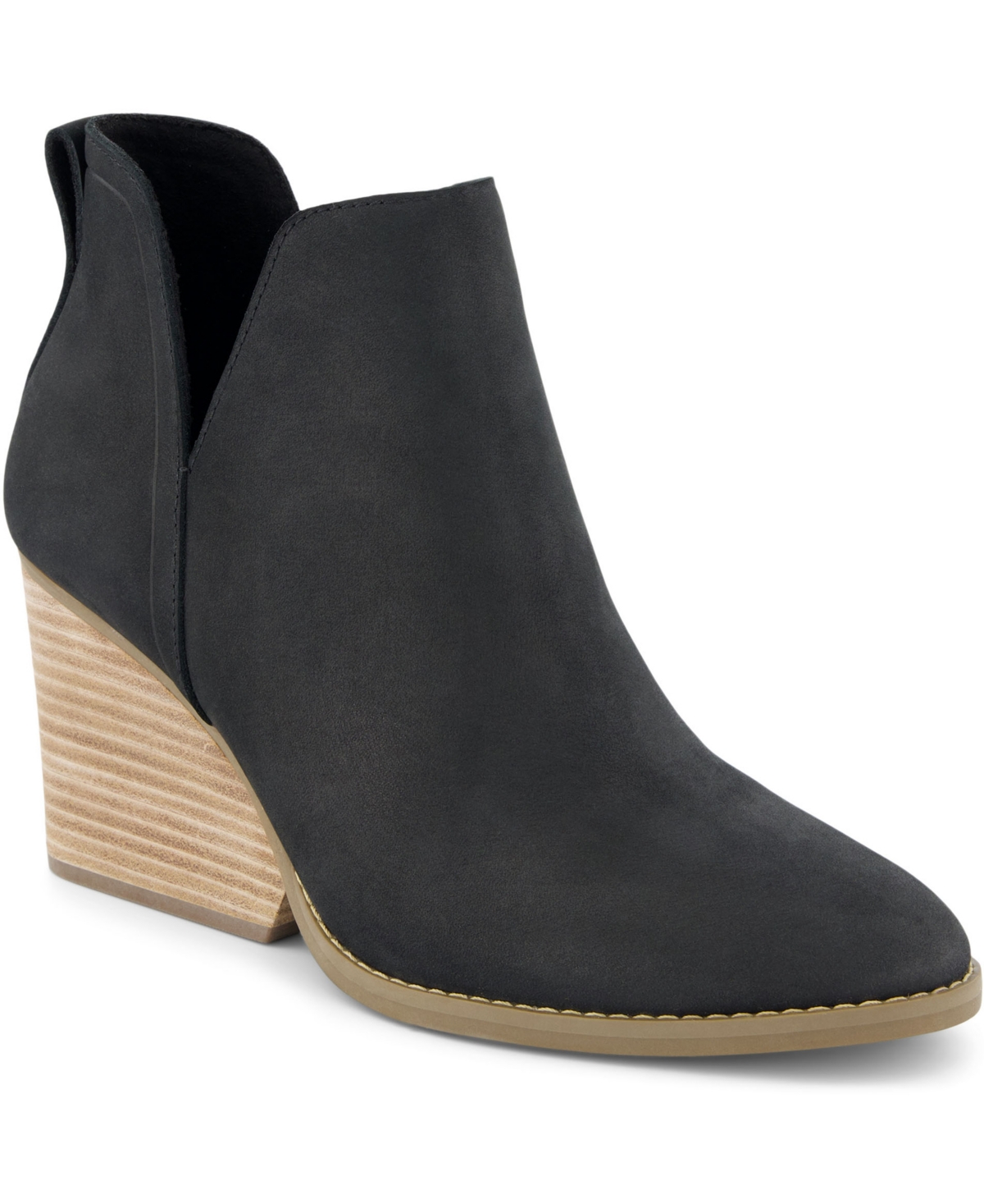 TOMS WOMEN'S ELIZA CUTOUT WEDGE BOOTIES 