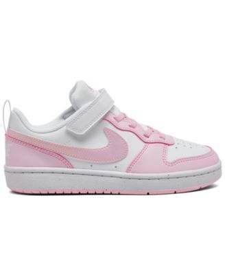Little Girls Court Borough Low Recraft Adjustable Strap Casual Sneakers from Finish Line