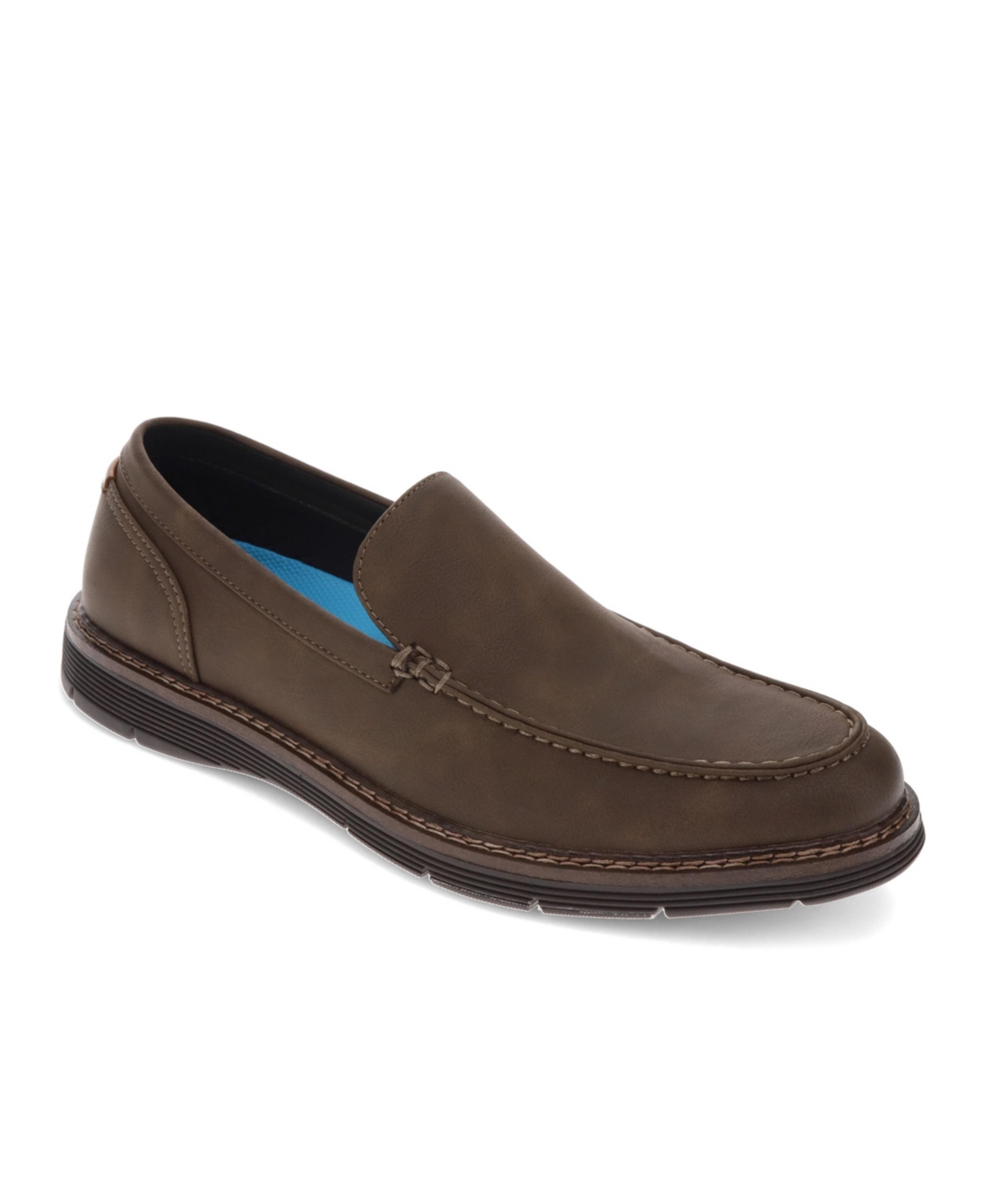 Dockers Mens Elmhurst Dress Casual Slip On Loafer Shoe In Dark Brown