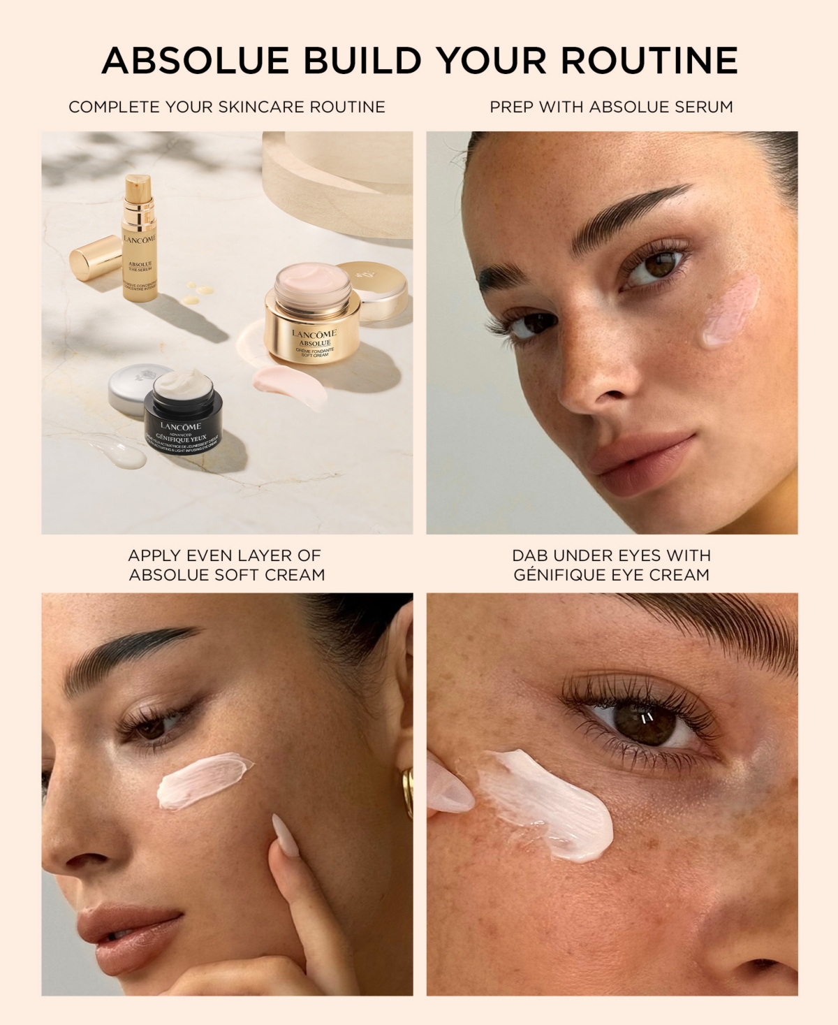 Choose your Free 7-pc gift (up to $188 value!) with any $39.50 Lancome purchase. - Absolue 7-pc Revitalizing  Brightening c