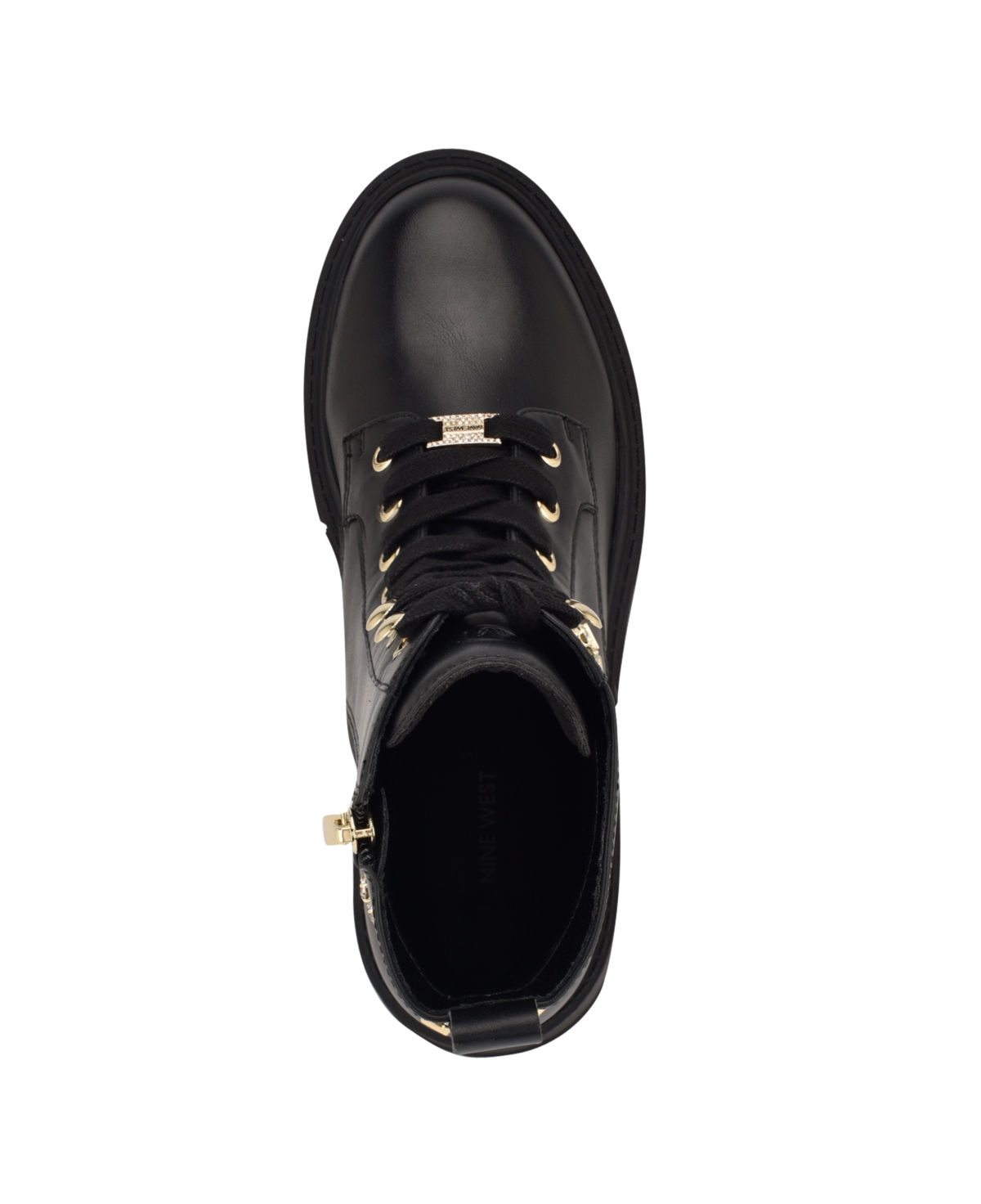 Nine West Women's Hughes Round Toe Lace-Up Ankle Booties
