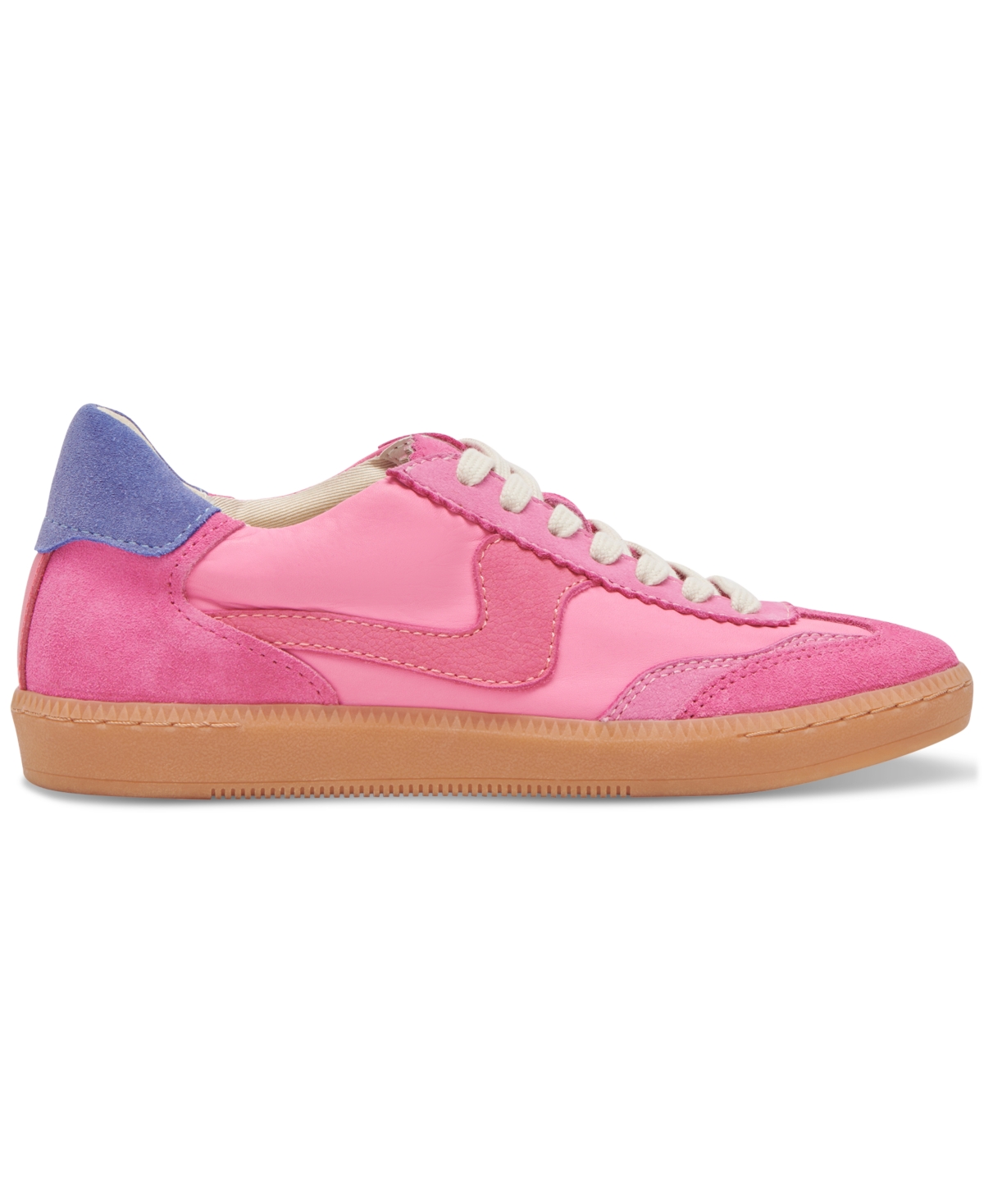 Dolce Vita Notice Sneaker In Pink Suede