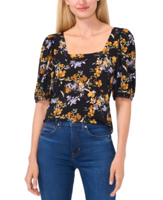 【新品未使用】Ameri／CHECK PUFF SLEEVE TOP 102324_JanEcomm_KJA124623-E-