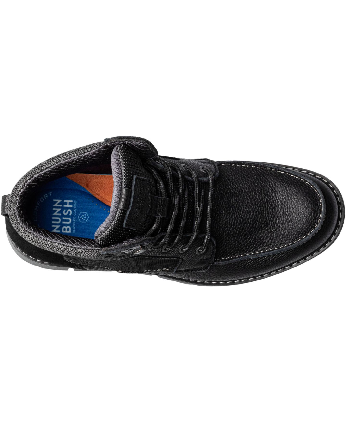 Мужские ботинки Nunn Bush Karnak Moc Toe Boot, цвет: Чёрный — фото 7