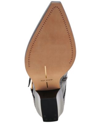 Women's Rave Pointed-Toe Buckled Dress Booties