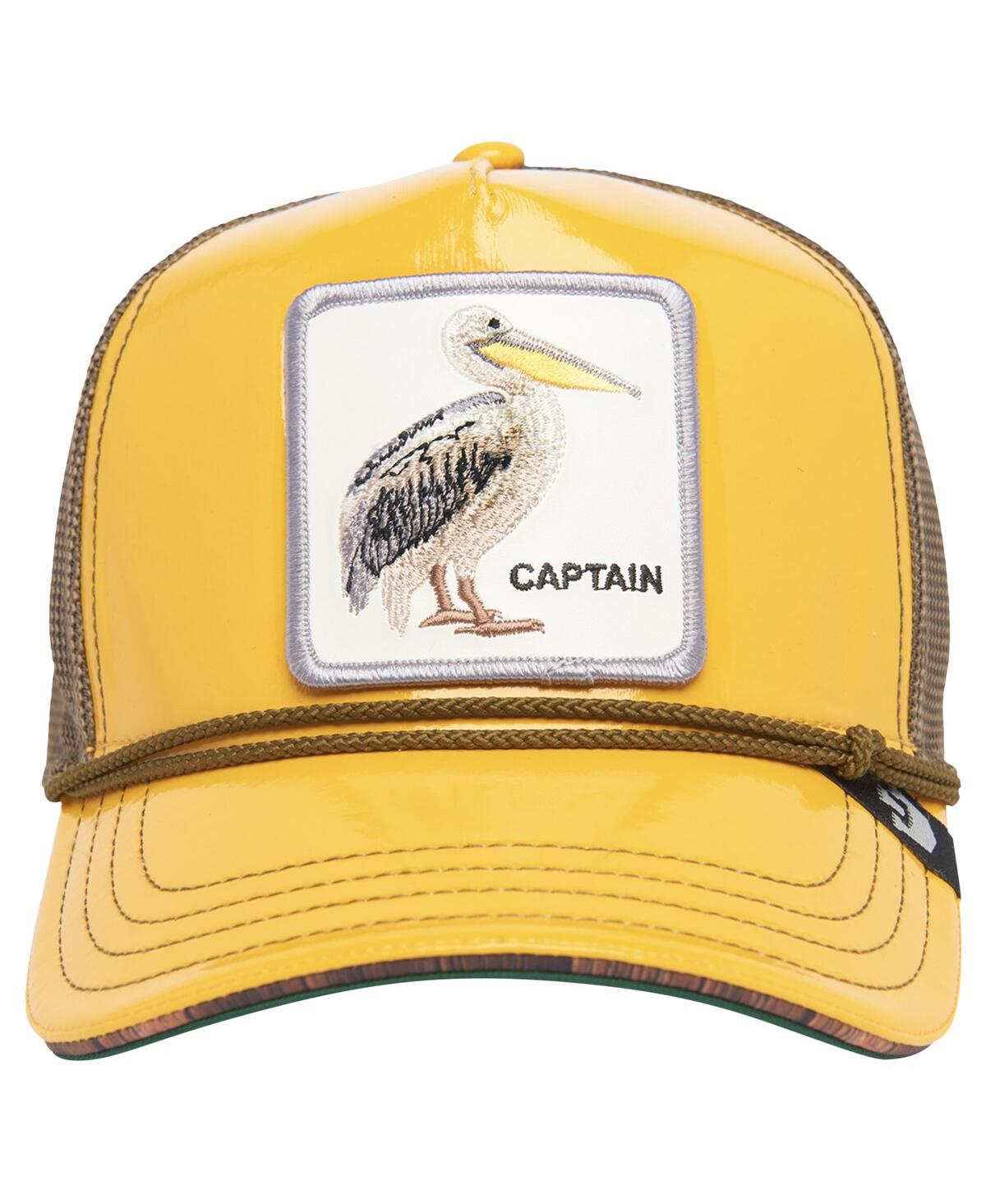 Goorin Bros. Men'sOl' Man Bert Trucker Adjustable Hat - Yellow, Brown