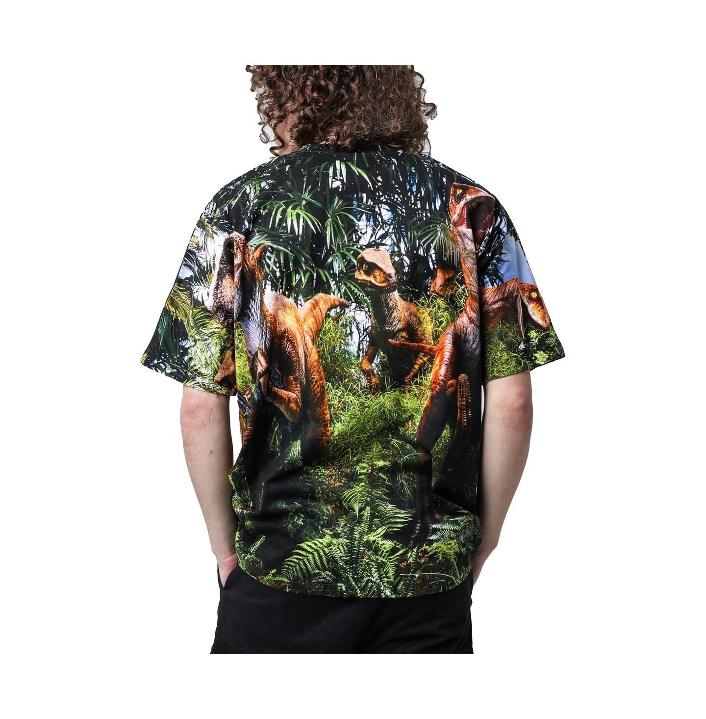 Футболка DUMBGOOD Green Jurassic Park the Predators Big Print Graphic — фото 2