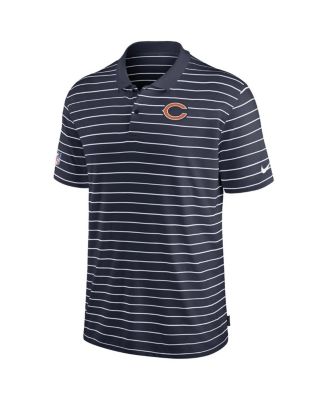 Men's Navy Chicago Bears Sideline Lock Up Victory Performance Polo
