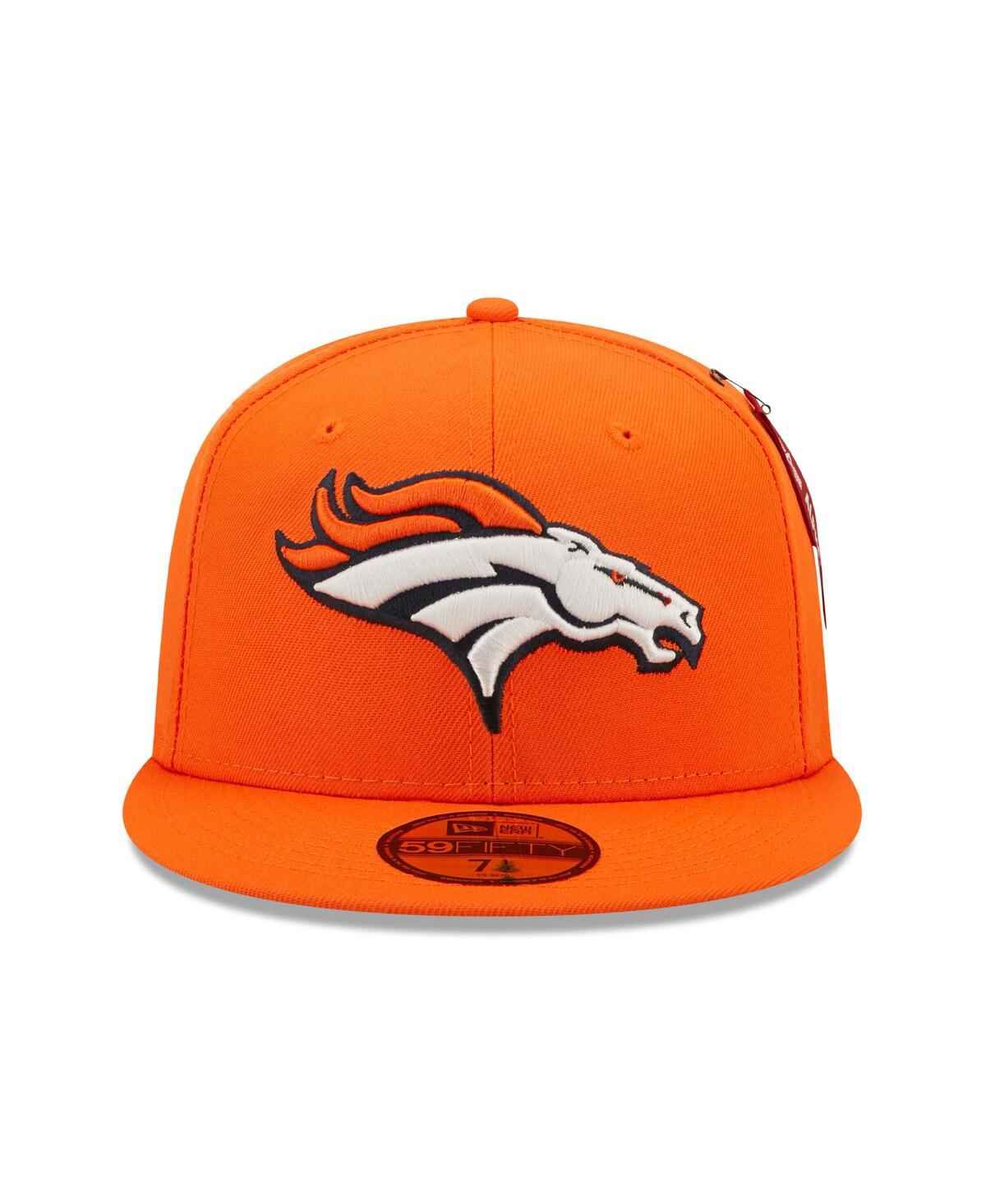 New Era Men's x Alpha IndustriesDenver Broncos Alpha 59FIFTY Fitted Hat - Orange