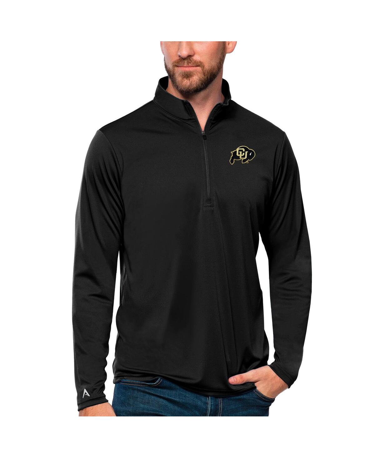 Men's Black Colorado Buffaloes Tribute Quarter-Zip Top - Black