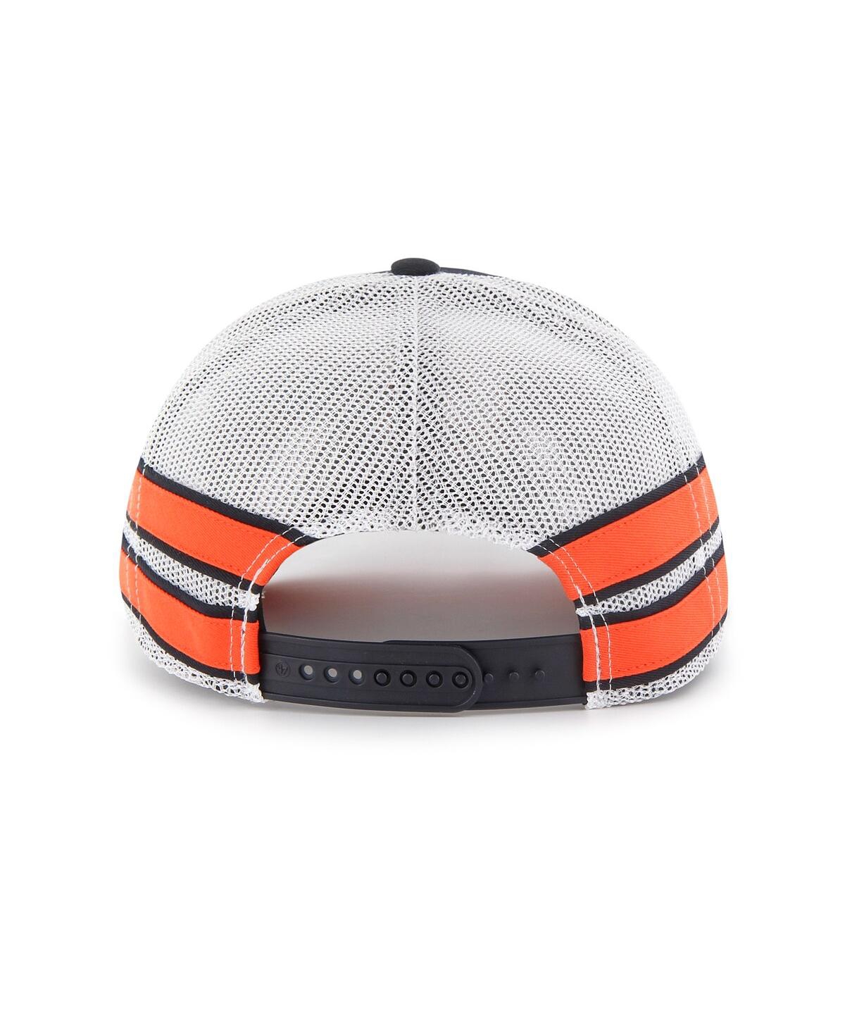 '47 Brand Men'sSyracuse Orange Straight Eight Adjustable Trucker Hat - Navy