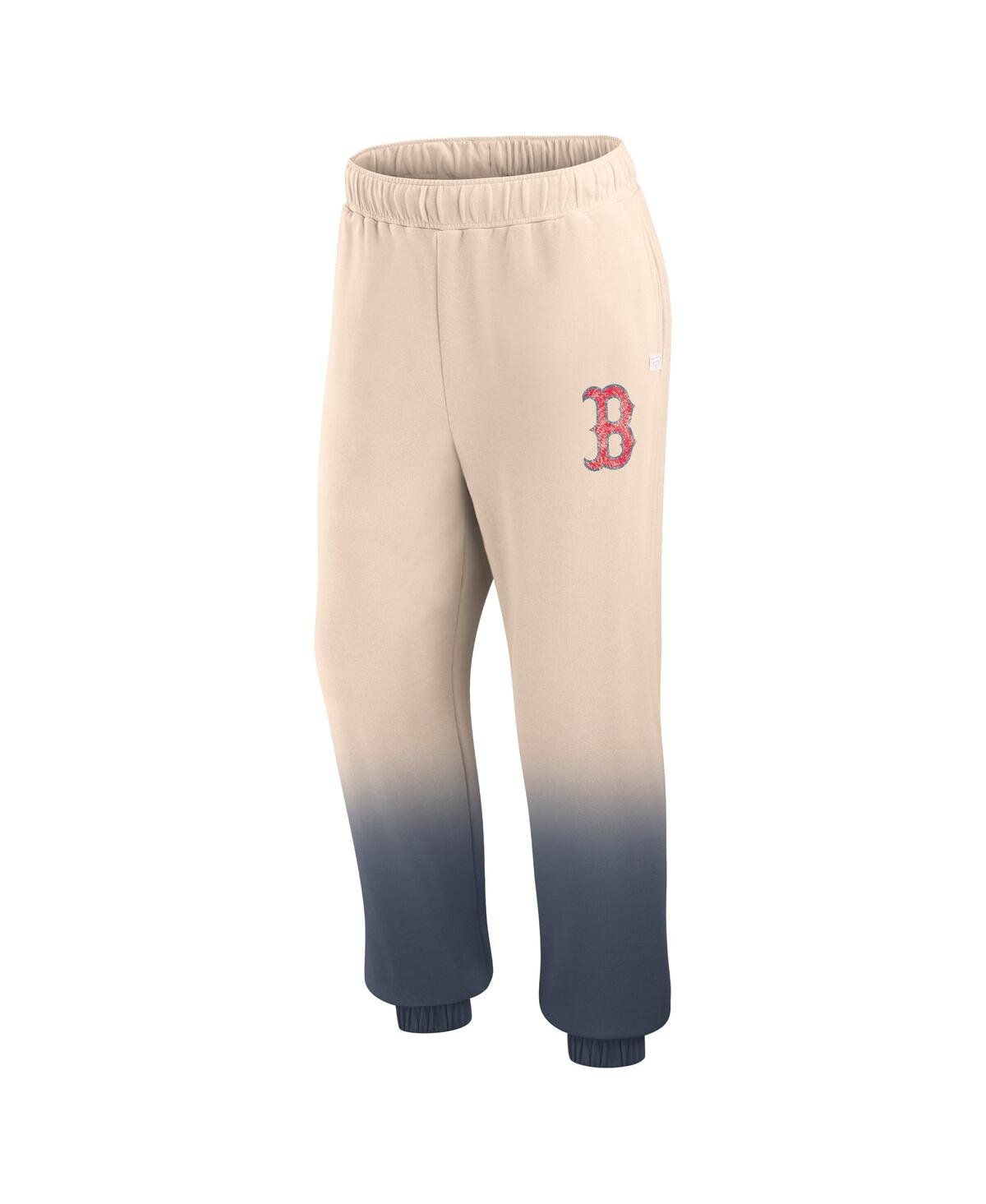 Shop Fanatics Women's Tan/navy Boston Red Sox Luxe Ombre Lounge Pants In Tan,navy