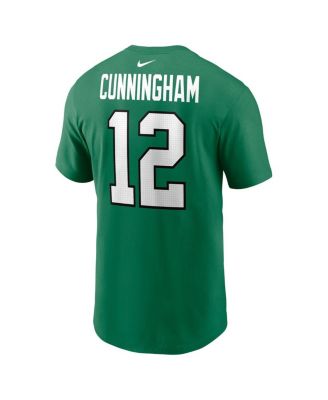 Men's Randall Cunningham Kelly Green Philadelphia Eagles Retired Player Name Number T-Shirt