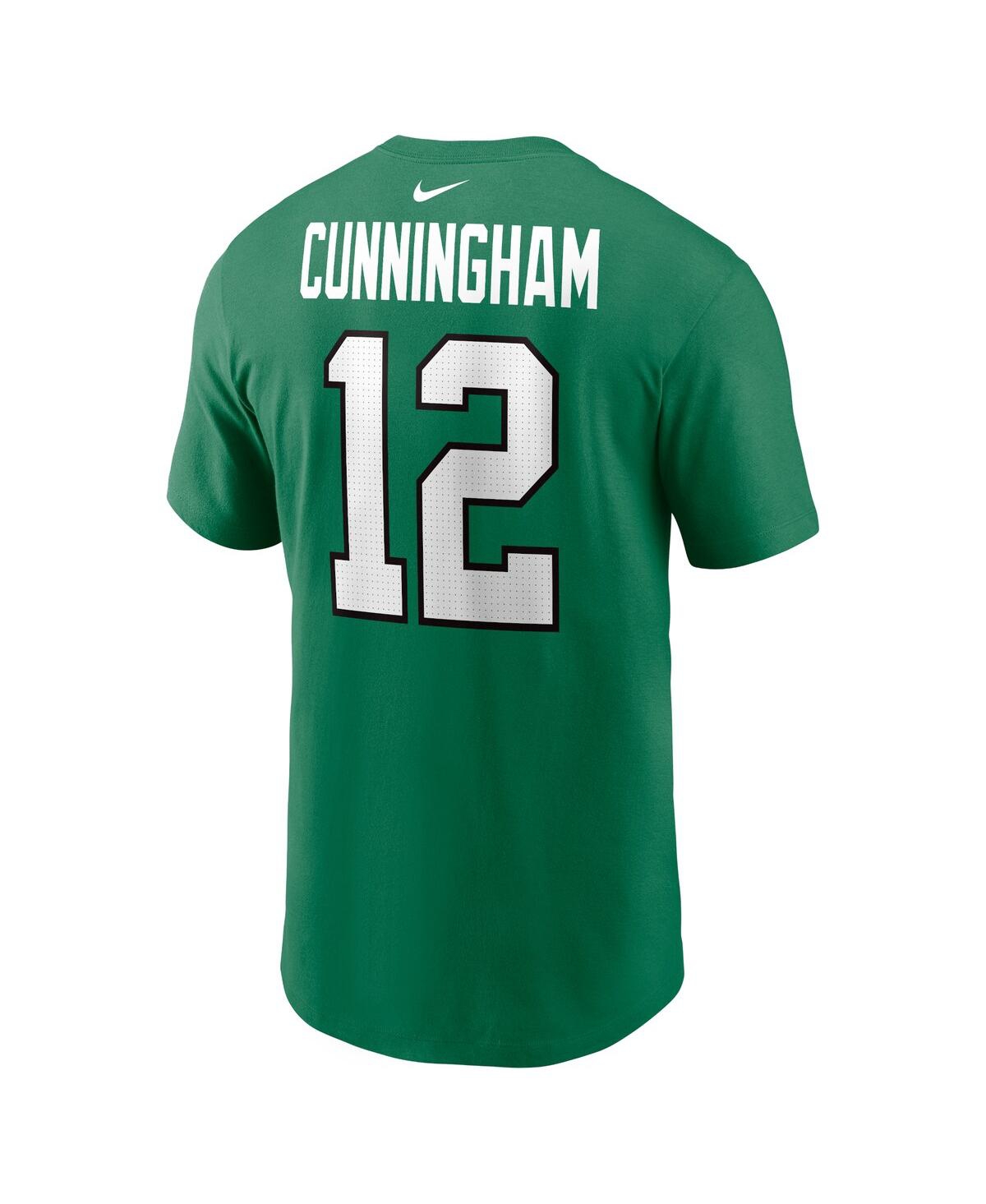 Nike Men's Randall Cunningham Kelly Green Philadelphia Eagles Retired Player Name Number T-shirt In Kelly Gree