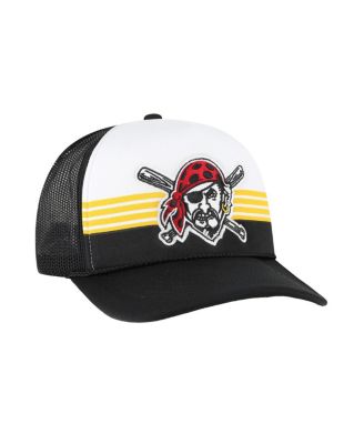 Men's Black Pittsburgh Pirates Lift Off Foam Front Mesh Trucker Adjustable Hat