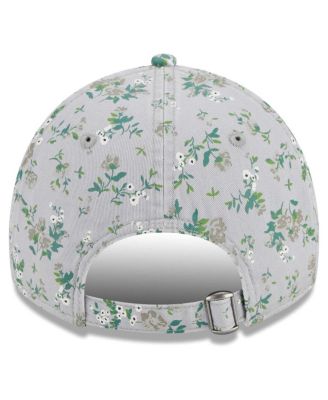 Big Boys and Girls Gray Las Vegas Raiders Bouquet 9TWENTY Adjustable Hat