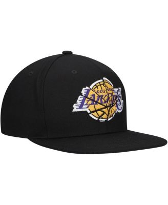 Men's Black Los Angeles Lakers Shattered Snapback Hat