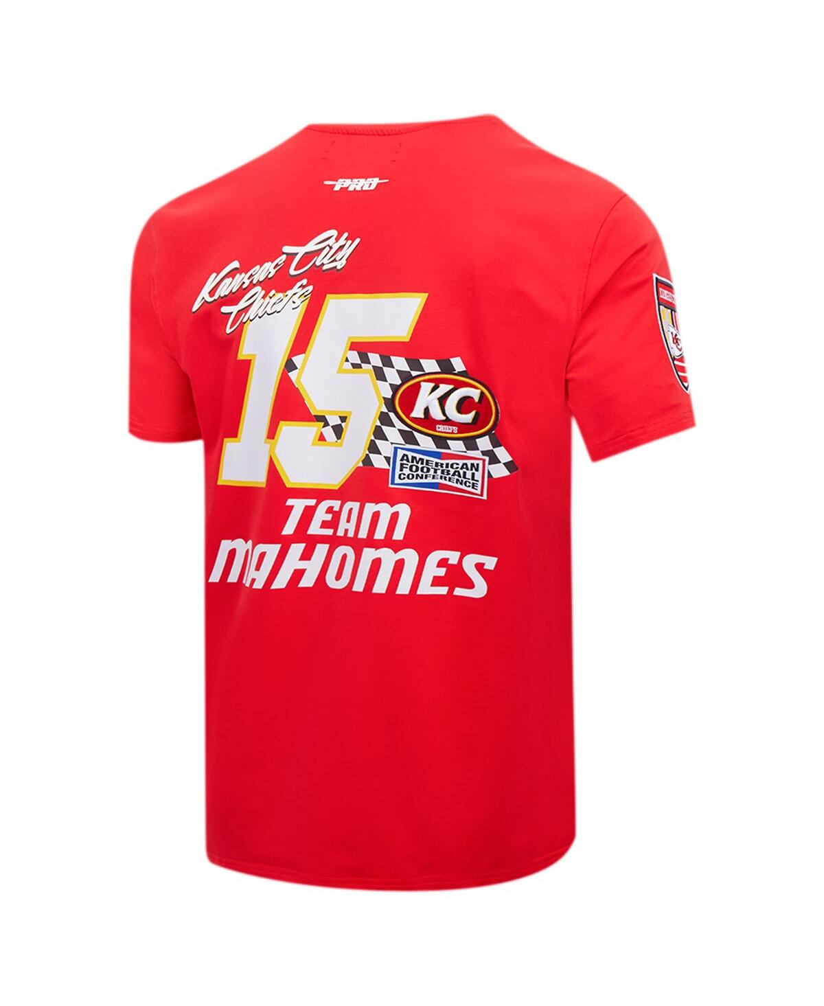 Pro Standard Men's Patrick Mahomes Red Kansas City Chiefs Fast Lane Name Number Player T-shirt In Red