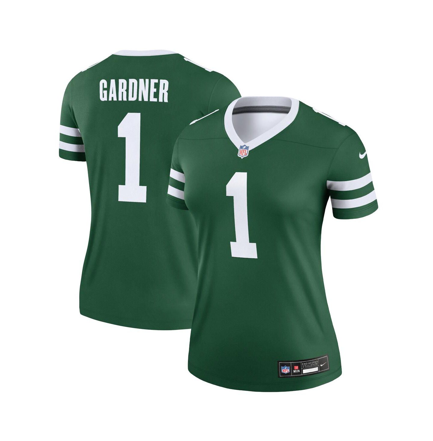 Женское джерси Nike Women's Ahmad Sauce Gardner New York Jets Legend Jersey, цвет: Зелёный — фото 1