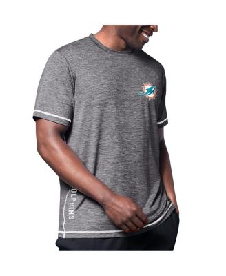 MSX by Michael Strahan Men's Black Miami Dolphins Motion Space-Dye T-Shirt  - Macy's