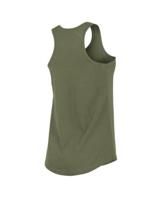 Women's Olive Atlanta Braves Armed Forces Day Tank Top