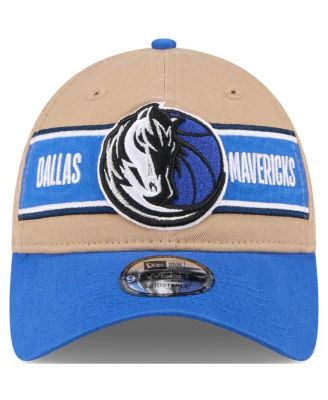 Men's Tan/Blue Dallas Mavericks 2024 NBA Draft 9TWENTY Adjustable Hat