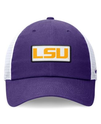 Men's Purple/White LSU Tigers Primetime Club Trucker Adjustable Hat