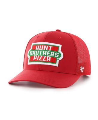 Men's Red Joey Logano Hunt Brothers Pizza Triple Hit Corduroy Adjustable Hat