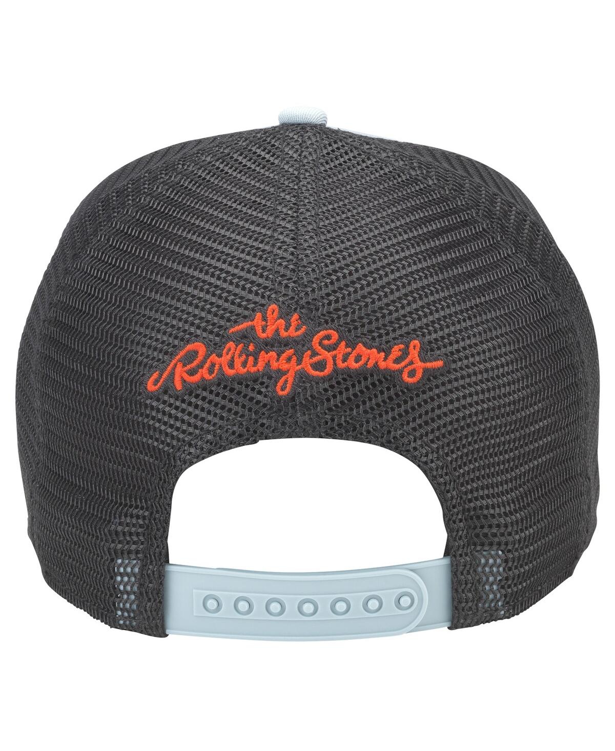 American Needle Men's Blue Rolling Stones Valin Snapback Hat In Blue,black