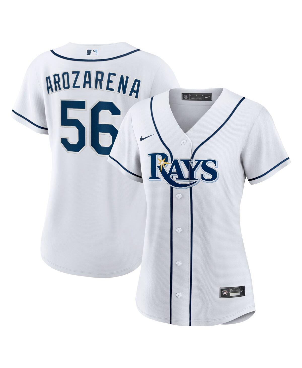 Nike Women's Randy ArozarenaTampa Bay Rays Home Replica Player Jersey - White