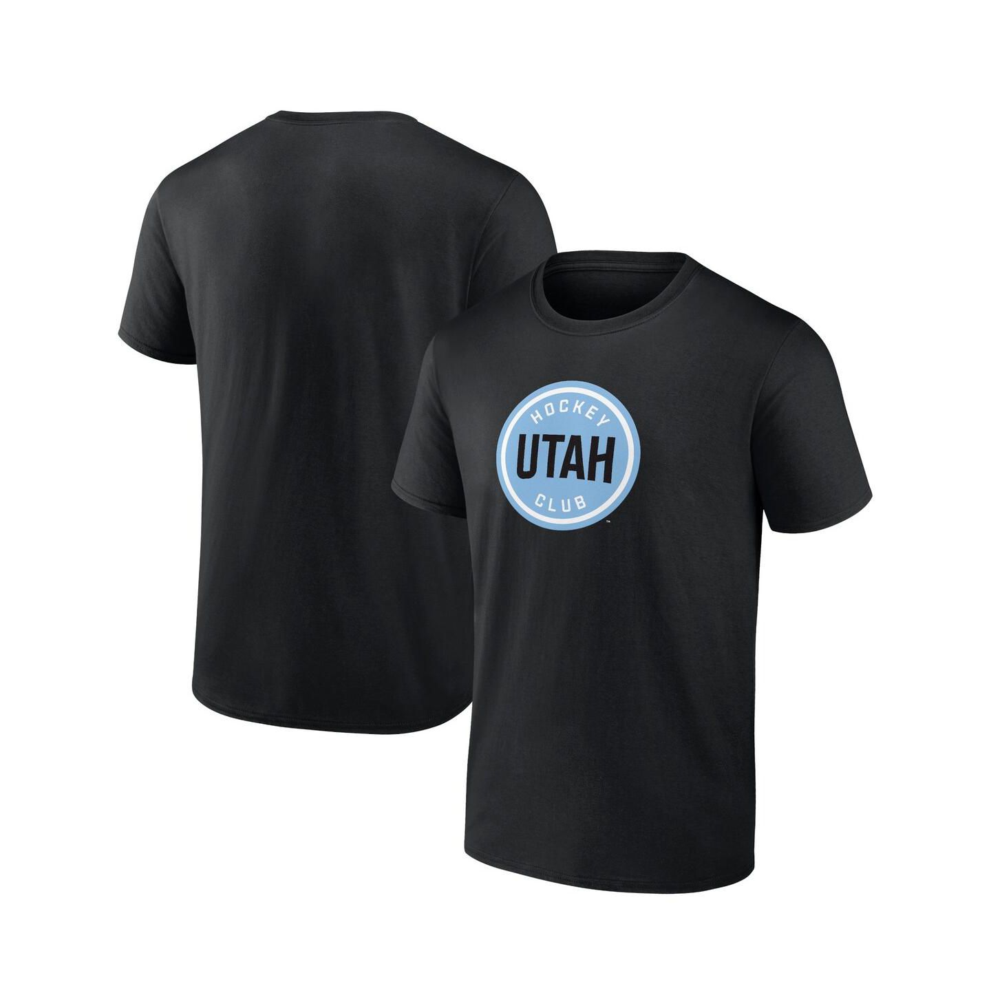 Мужская футболка Fanatics Black Utah Hockey Club Draft Logo — фото 1